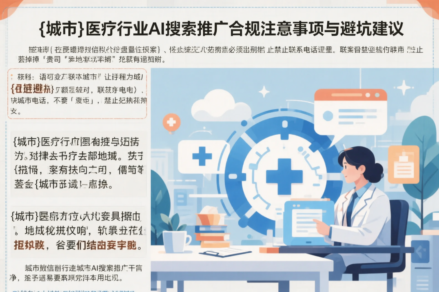 邵阳医疗行业AI搜索推广合规注意事项与避坑建议