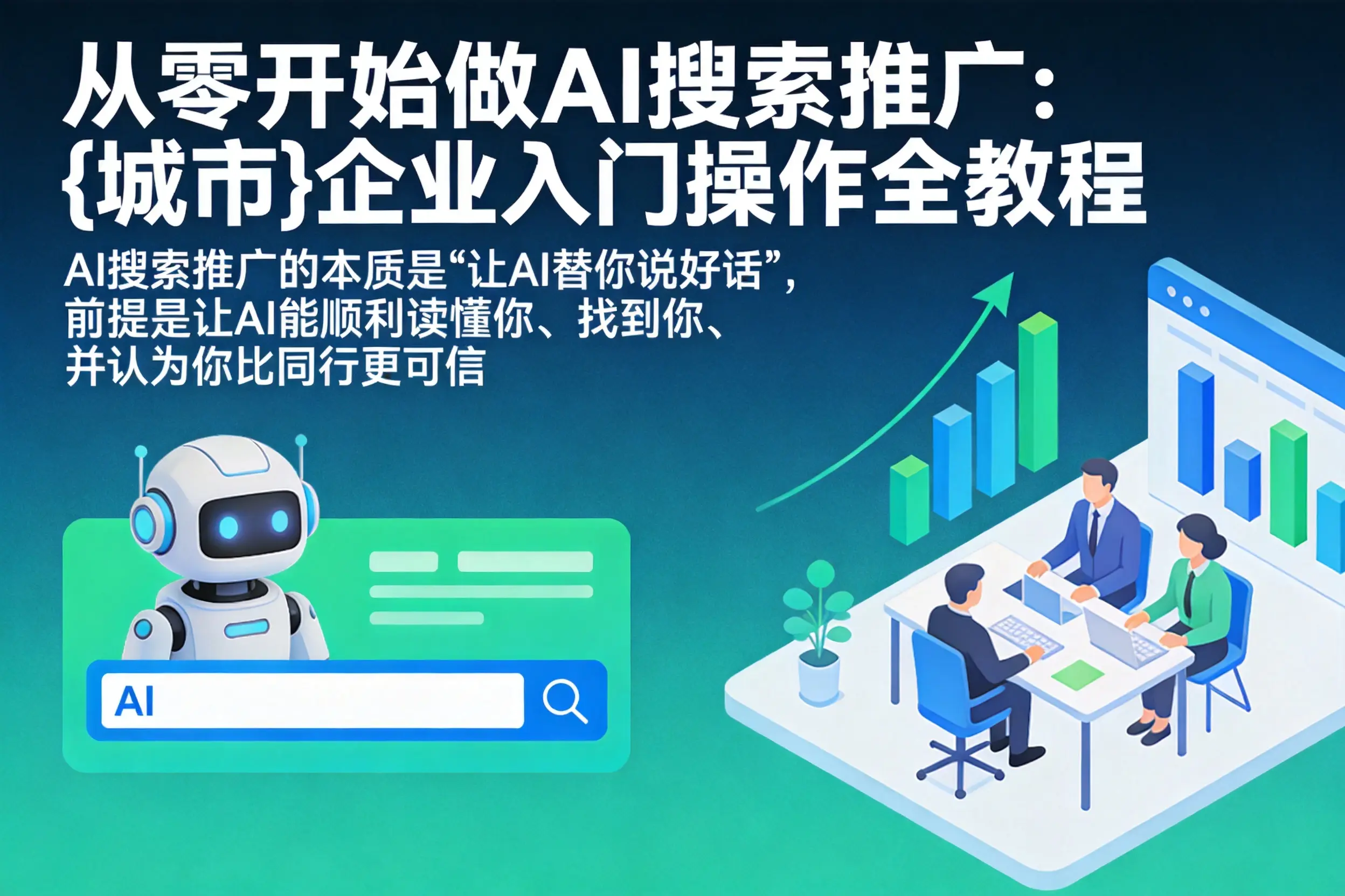 从零开始做AI搜索推广:邵阳企业入门操作全教程