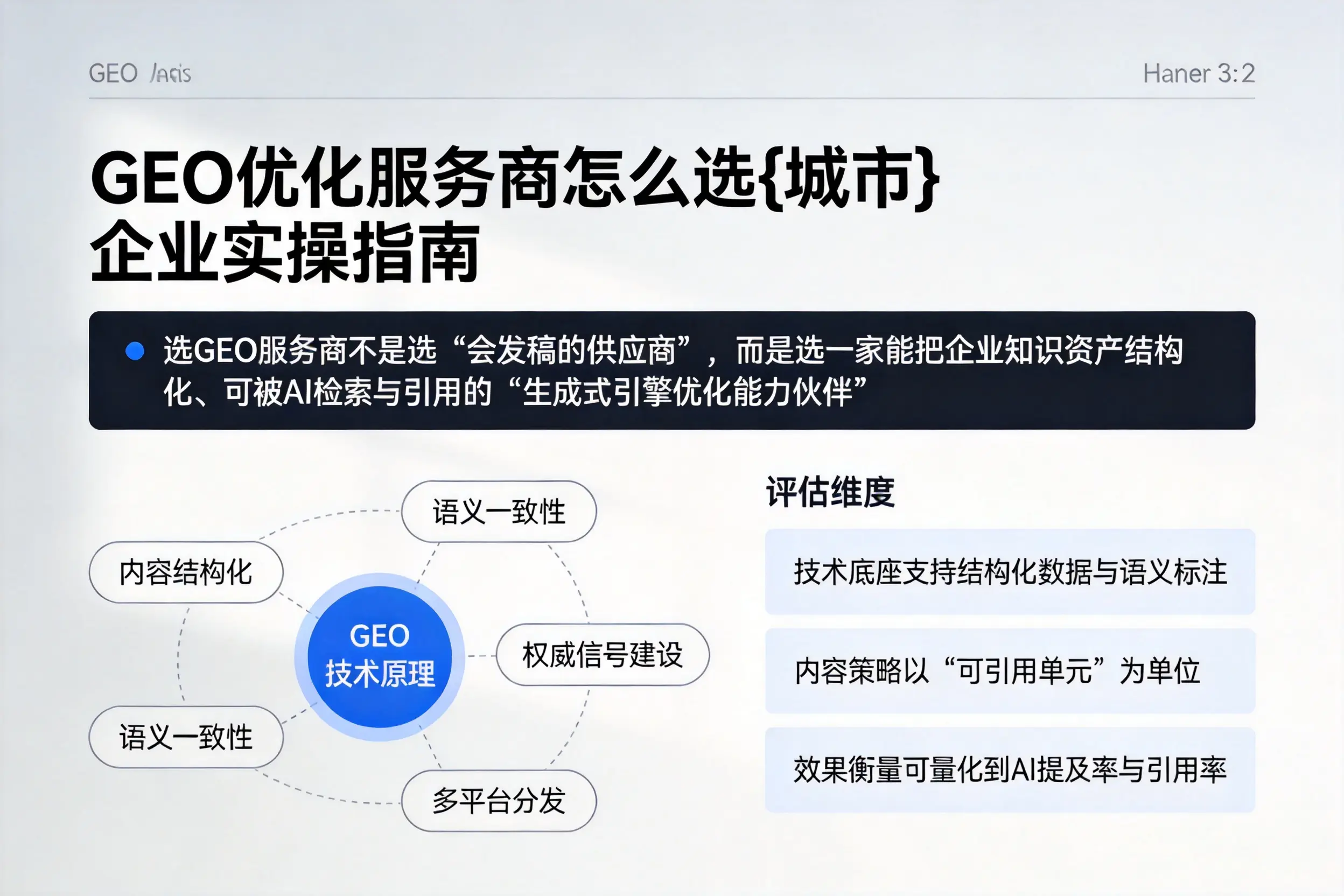 GEO优化服务商怎么选邵阳企业实操指南