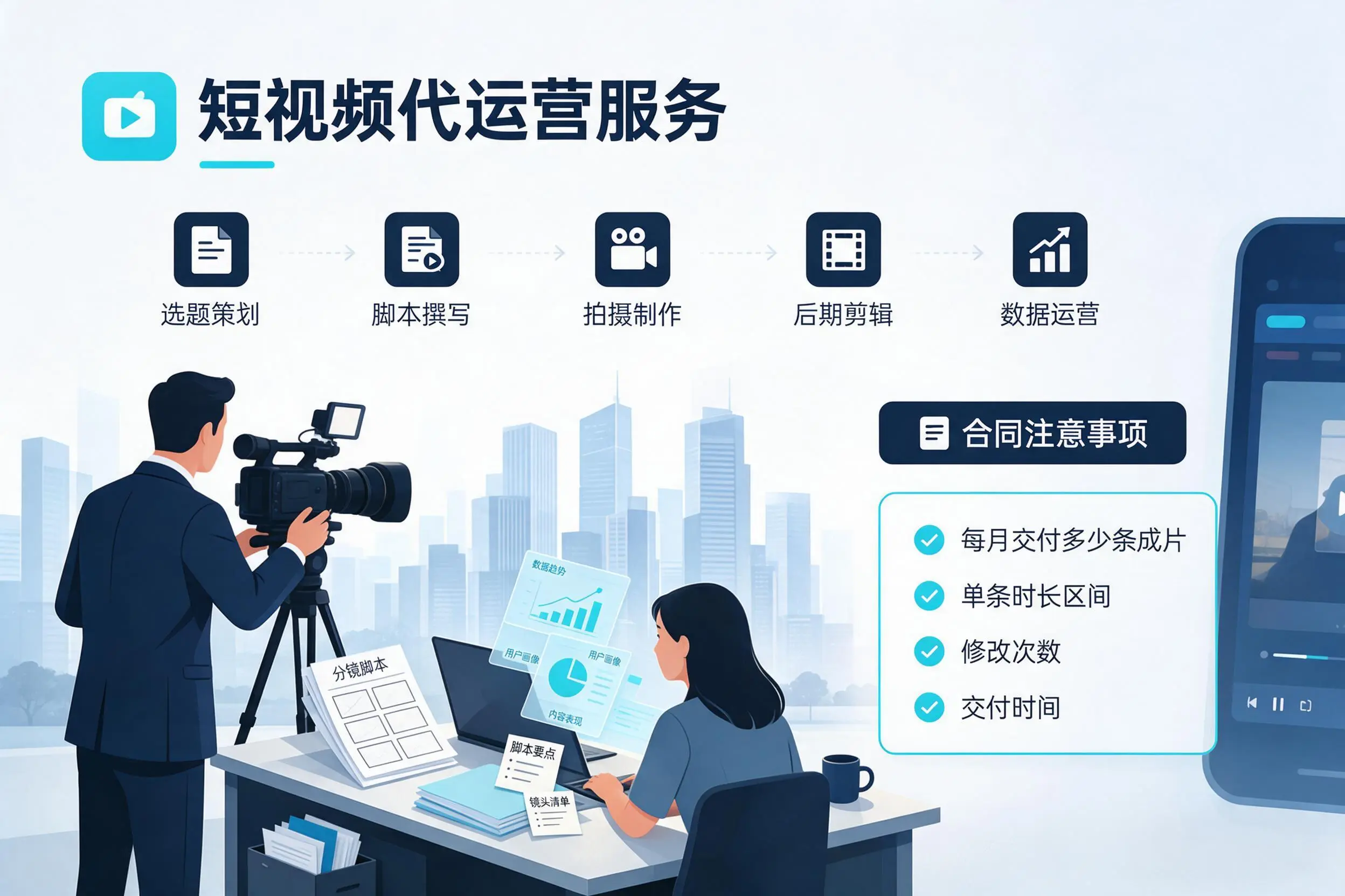 短视频代运营包含哪些服务?邵阳企业常见问题科普