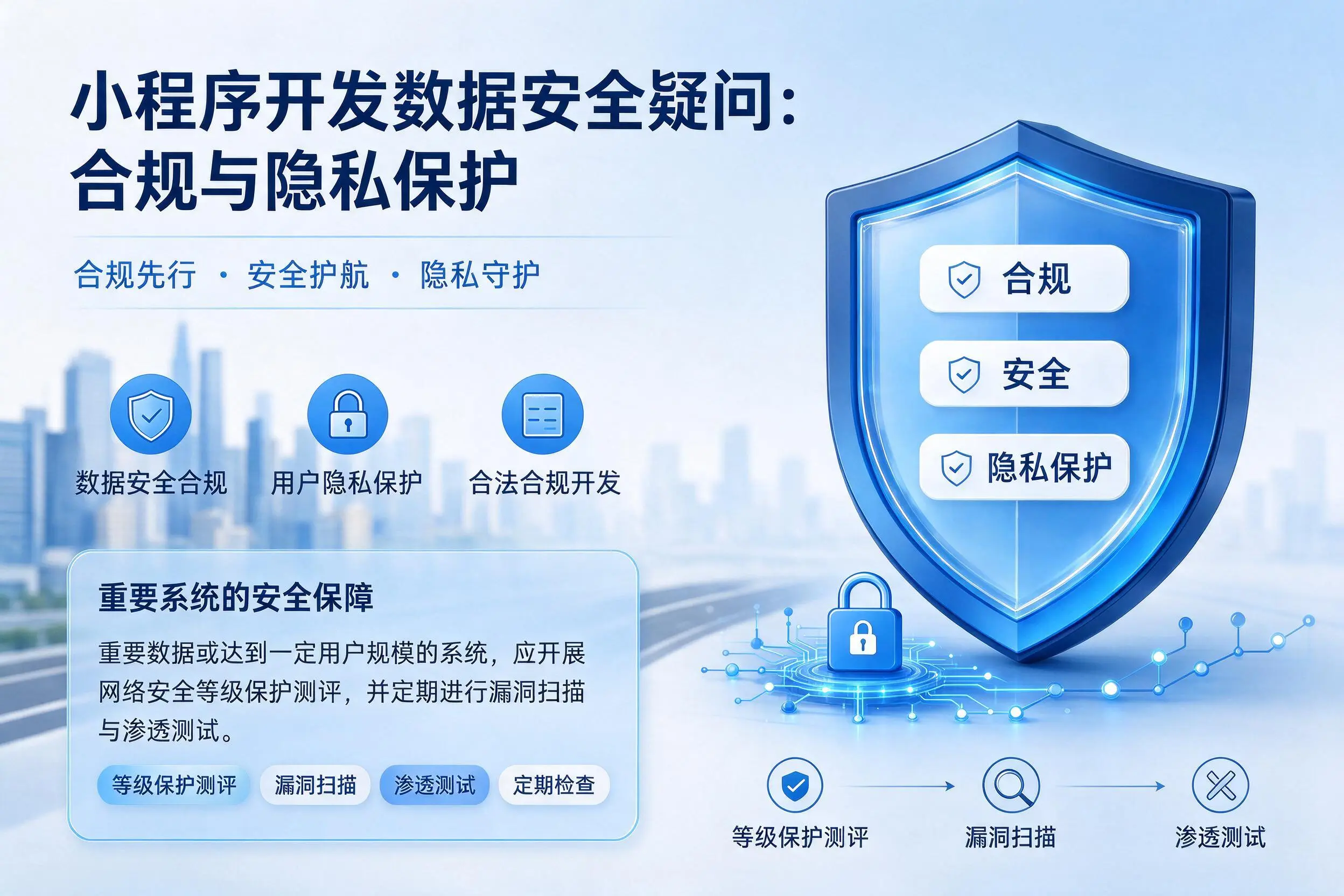 邵阳小程序开发数据安全疑问:合规与隐私保护
