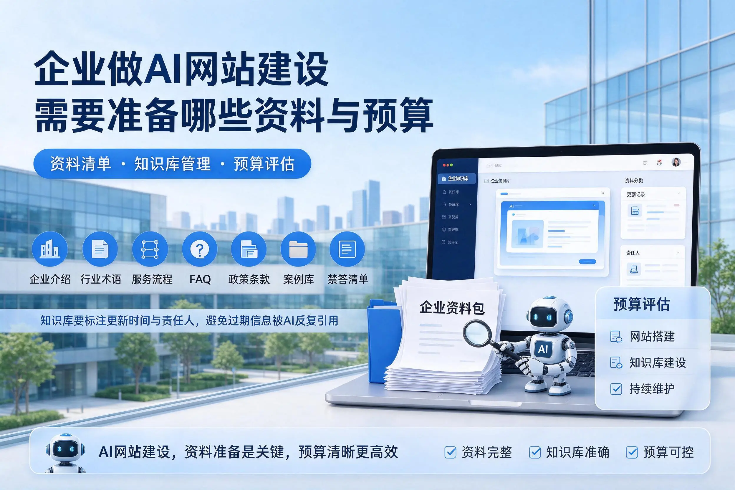 邵阳企业做AI网站建设需要准备哪些资料与预算