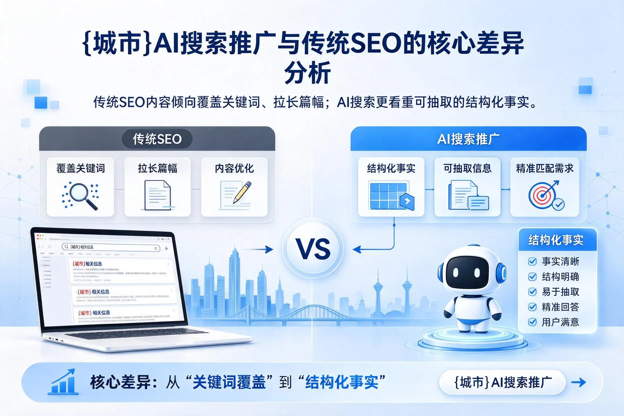 邵阳AI搜索推广与传统SEO的核心差异分析